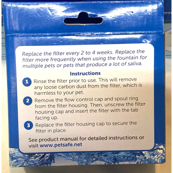 PetSafe Drinkwell PAC00-13712 Drinkwell 360 Fountain Charcoal Filters - 5 NEW - Picture 3 of 5